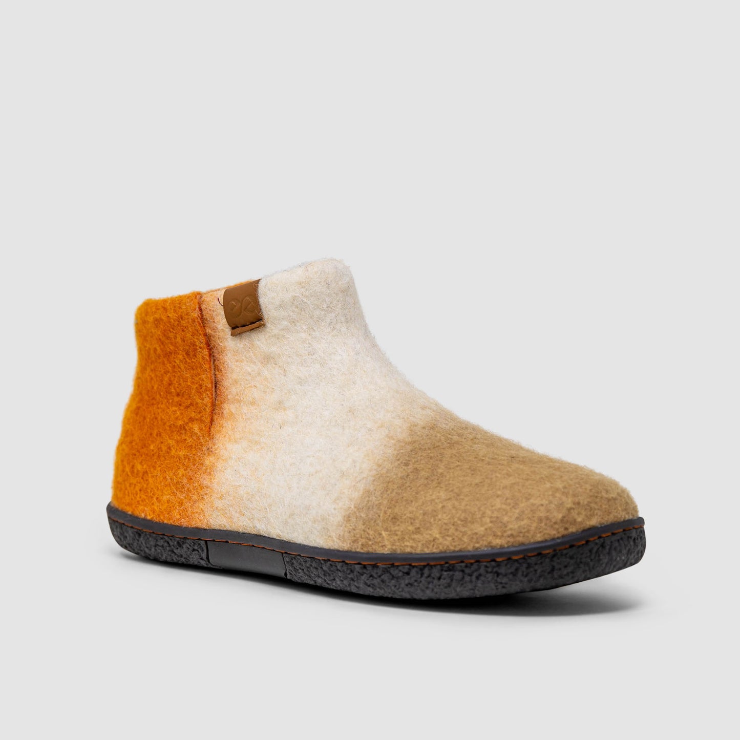 Nepal Wool Slipper | Tri-Color - Fog