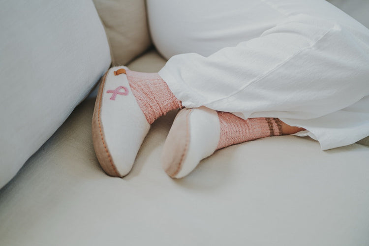 Breast Cancer Low Slippers