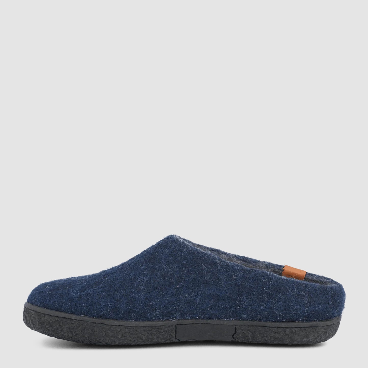 Tibet Wool Slipper | Two-Tone - Marine Blue / Grey