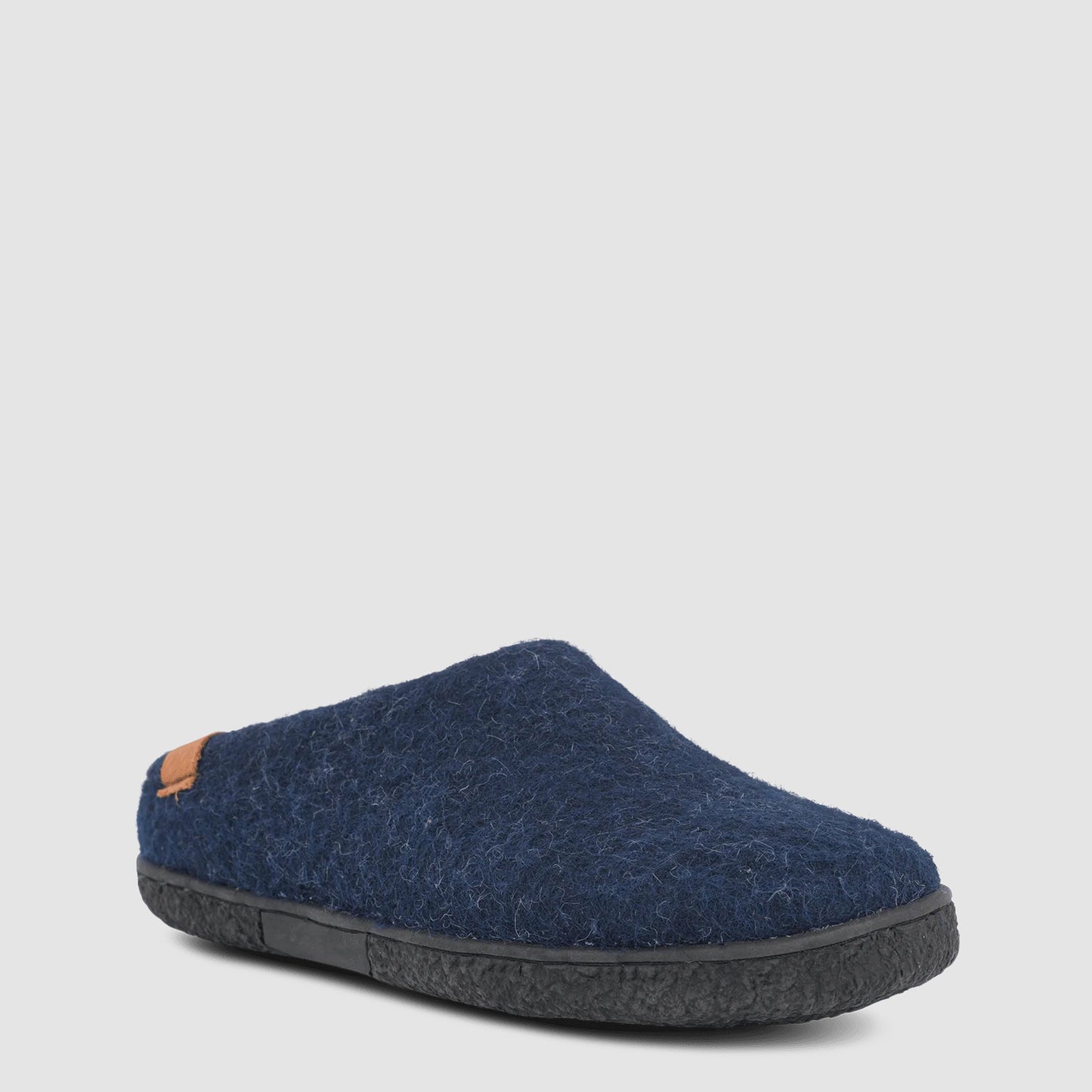 Tibet Wool Slipper | Two-Tone - Marine Blue / Grey