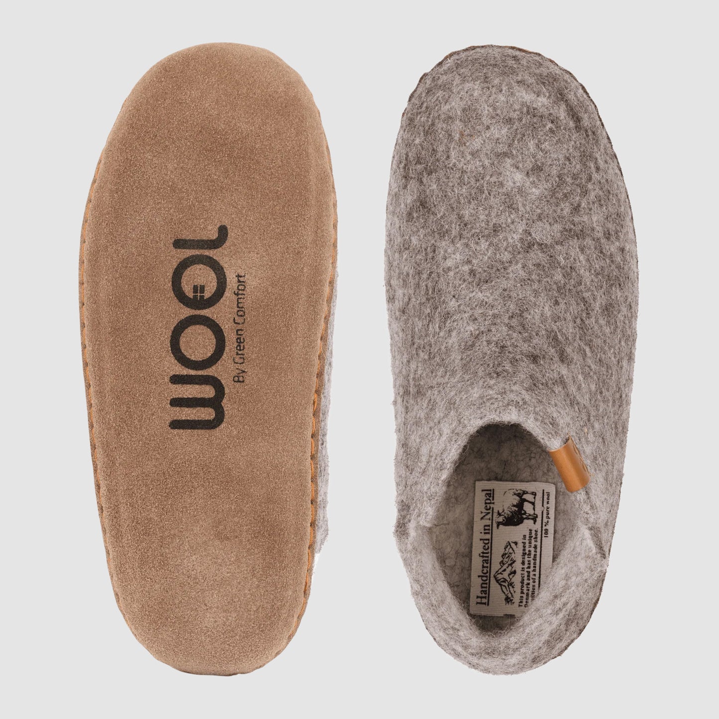 Everest Wool Slipper | Breast Cancer Ribbon - Grey