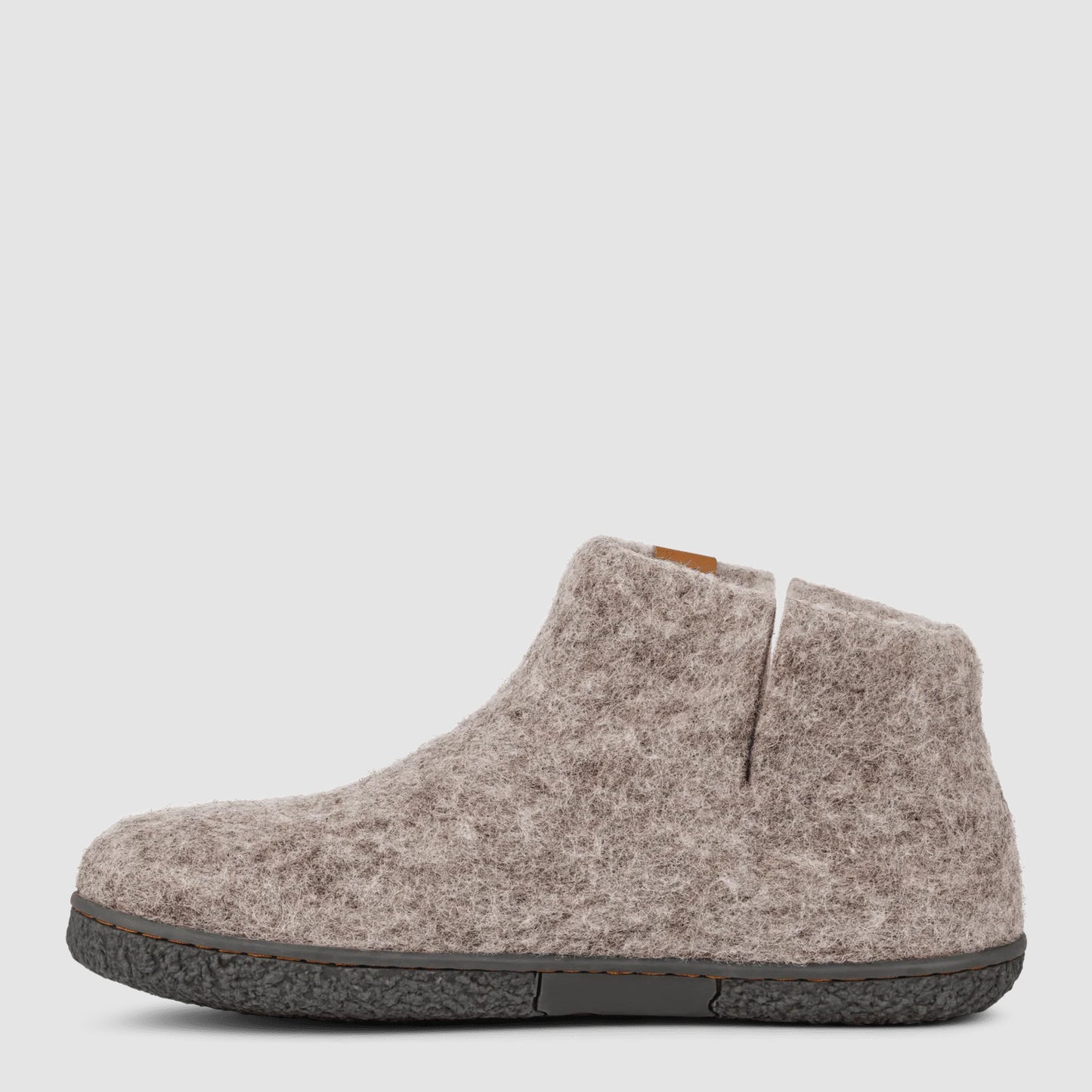Nepal Wool Slipper | Breast Cancer Ribbon - Grey
