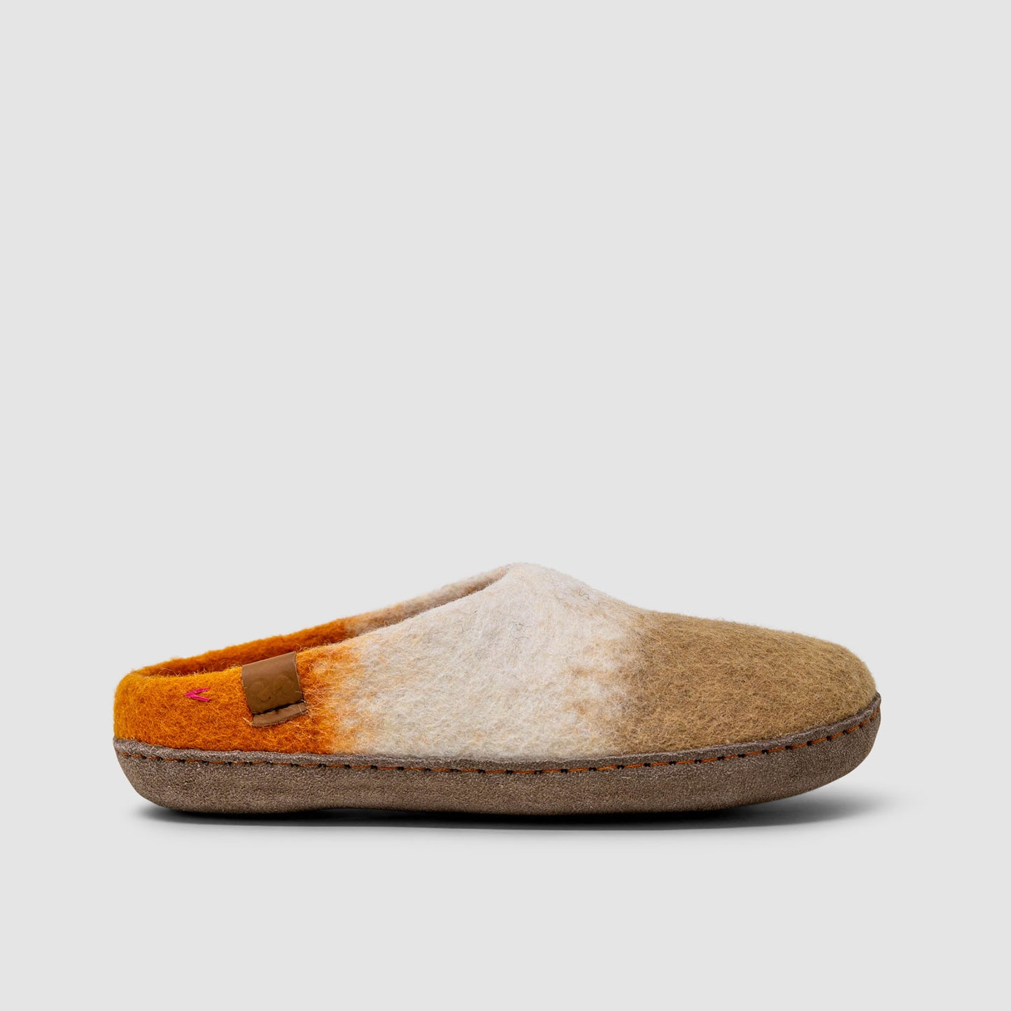 Makalu Wool Slipper | Tri-Color - Fog