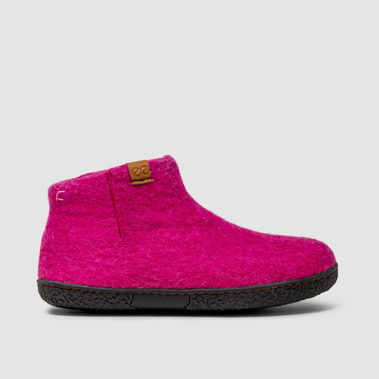 Nepal Wool Slipper | Two-Tone - Bright Pink / Baby Pink