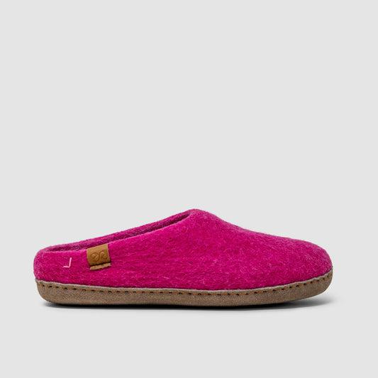 Makalu Wool Slipper | Two-Tone - Bright Pink / Baby Pink