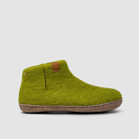 Everest Wool Slipper | Two-Tone - Lime / Amber