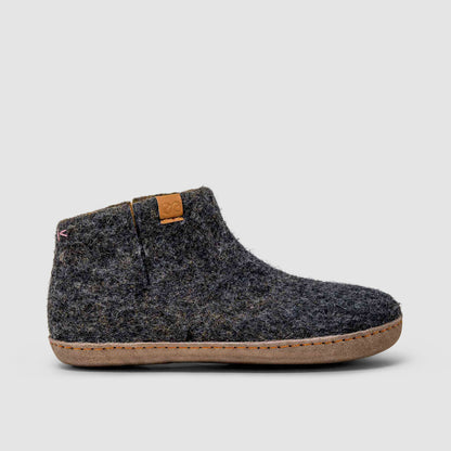 Everest Wool Slipper | Two-Tone - Charcoal / Amber