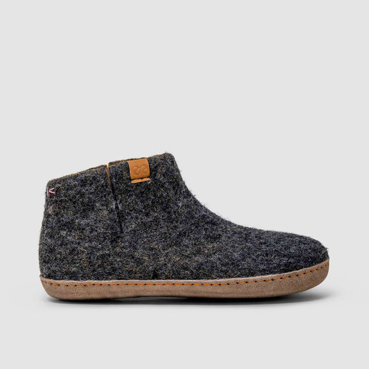 Everest Wool Slipper | Two-Tone - Charcoal / Amber