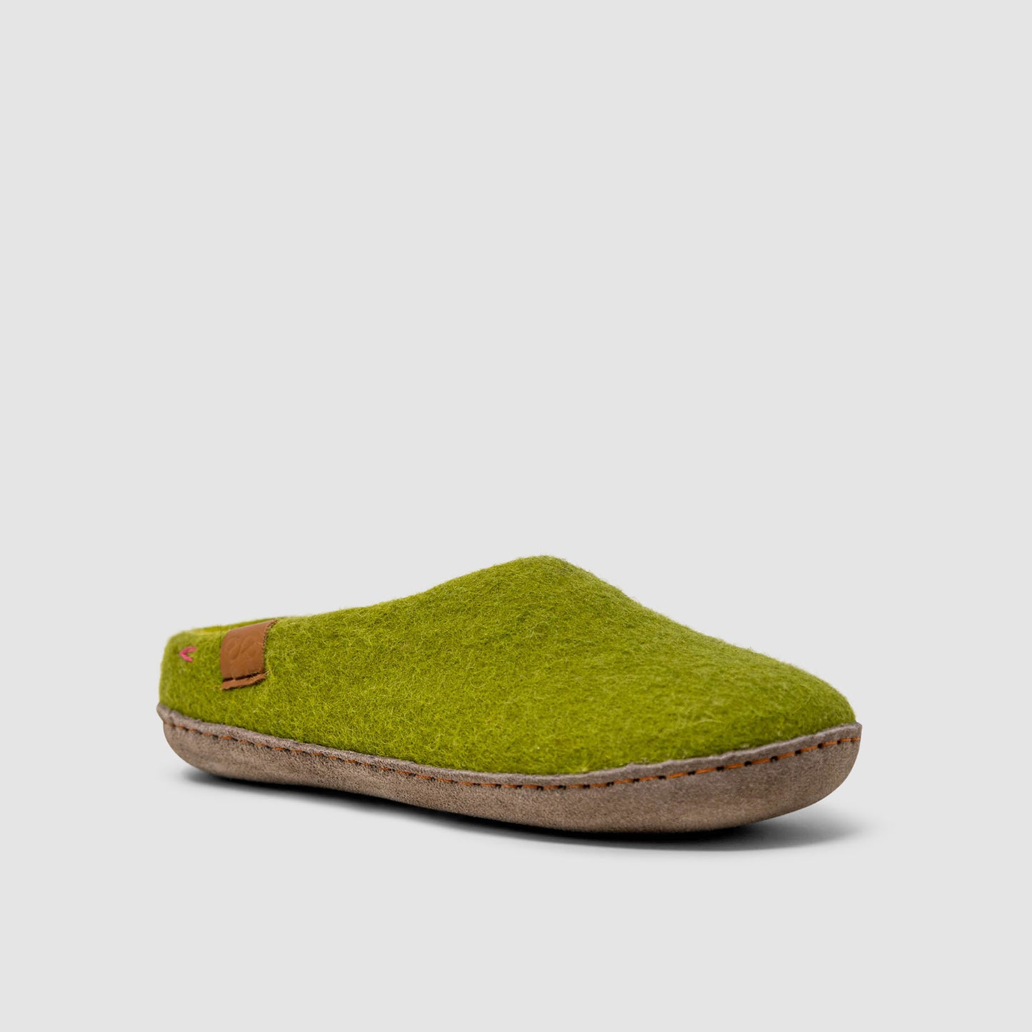 Makalu Wool Slipper | Two-Tone - Lime / Amber