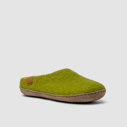 Makalu Wool Slipper | Two-Tone - Lime / Amber