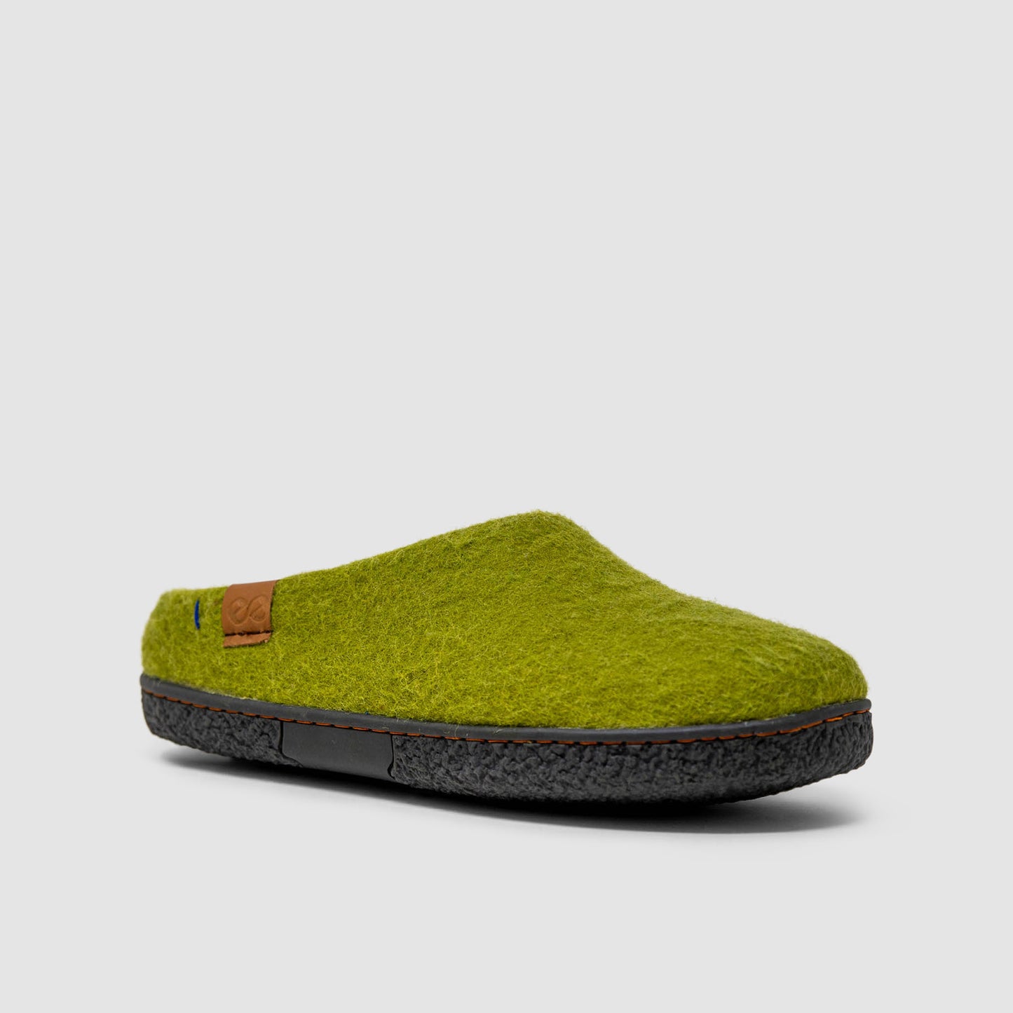 Tibet Wool Slipper | Two-Tone - Lime / Amber