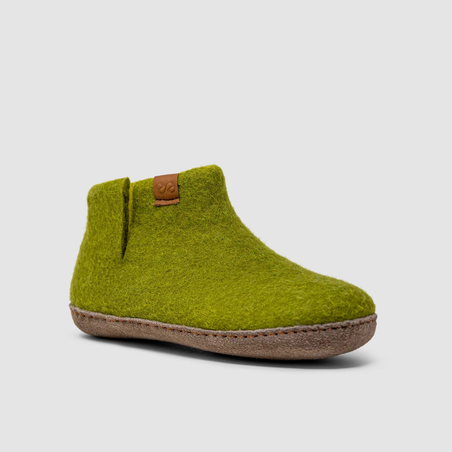 Everest Wool Slipper | Two-Tone - Lime / Amber