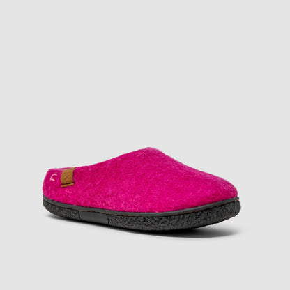 Tibet Wool Slipper | Two-Tone - Bright Pink / Baby Pink
