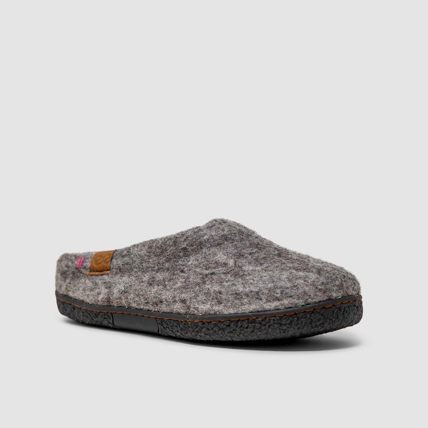 Tibet Wool Slipper | Two-Tone - Grey / Natural