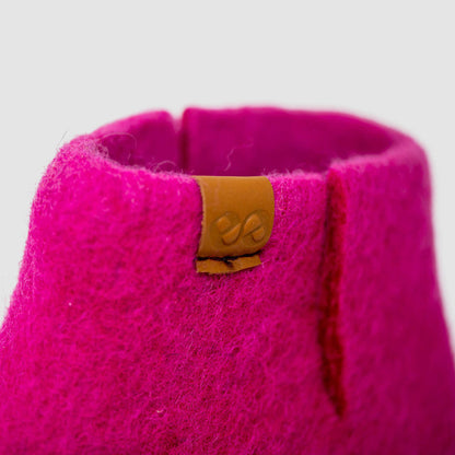 Everest Wool Slipper | Two-Tone - Bright Pink / Baby Pink
