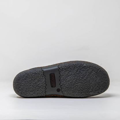 Nepal Wool Slipper | Breast Cancer Ribbon - White Mix